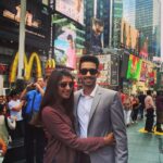Vikrant Massey Instagram - #Happy2K16 #TheUSOfA #BroMance #Happiness #Friends #Travel #Life #Shukr @theanisha Times Square, New York City