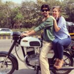 Vikrant Massey Instagram - #Happy2K16 #Biking #GoingClassic #Yezdi #BeautyAndTheBike #Vintage #Happiness #Shukr