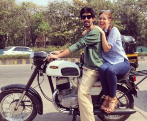 Vikrant Massey Instagram - #Happy2K16 #Biking #GoingClassic #Yezdi #BeautyAndTheBike #Vintage #Happiness #Shukr