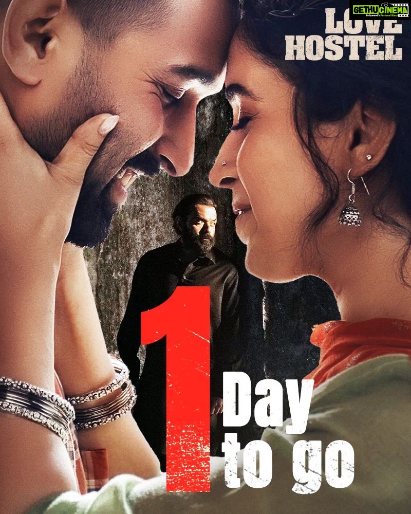 Vikrant Massey Instagram - What if I tell you that the meaning of love is about to change? Just one to go! Watch Ashu & Jyoti's thorny tale of romance in #LoveHostel, streaming from tomorrow, only on #ZEE5. @iambobbydeol @sanyamalhotra_ @shanksthekid