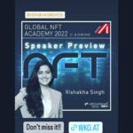 Vishakha Singh Instagram - See you in Austria! 🇦🇹 Speaking on ‘The Rise of NFTs in the global south’ at the #GlobalNFTAcademy2022 in Vienna on the 21st of Sept. Ready to take notes? 📝 @advantageaustria @reanne1308 @wazirxnft