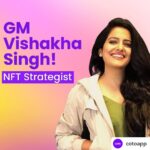 Vishakha Singh Instagram - 📣 Posted @withregram • @cotoapp GM fam! We’re thrilled to share that @vishakhasingh555 - all-round amazing woman and also someone who has played a remarkable role in redefining the NFT space for artists and creators is joining the coto team! She will help onboard the entire coto community about NFT, blockchain, and its benefits for the greater good of building a thriving, rewarding, safe space for women online. #coto #cotocommunity #eveworld #girlpower #womenempowerment #positivity #web3 #blockchain #nft #crypto #womancreator #creators #women #communitybuilding #community #womensupportingwomen