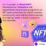 Vishakha Singh Instagram – 📣 Posted @withregram • @cotoapp GM fam! We’re thrilled to share that @vishakhasingh555 – all-round amazing woman and also someone who has played a remarkable role in redefining the NFT space for artists and creators is joining the coto team! She will help onboard the entire coto community about NFT, blockchain, and its benefits for the greater good of building a thriving, rewarding, safe space for women online.

#coto #cotocommunity #eveworld #girlpower #womenempowerment #positivity #web3 #blockchain #nft #crypto #womancreator #creators #women #communitybuilding #community #womensupportingwomen