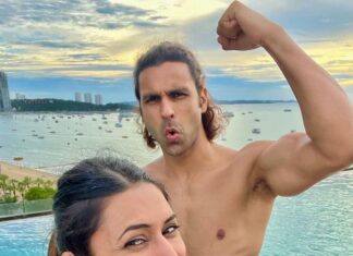 Vivek Dahiya Instagram - Can't post only one when you love all! ♥️🏊🏊‍♀️ #PoolLove #Hydrophilic