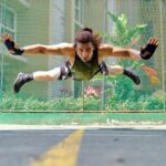 Vivek Dahiya Instagram – Sky diving practice at the tennis court this morning. The idea is to hold this position for 13 minutes straight :) 
Ok for my masoom audience that’s a joke. If that was the case I would have David Copperfield personally flying in to salute me!