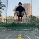 Vivek Dahiya Instagram – Super Mario mode: ON ! 

Training partner @calib_logan