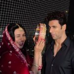 Vivek Dahiya Instagram – Karwa chauth with my firecracker !