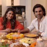 Vivek Dahiya Instagram - I don’t know about you, but the first thing that comes to mind when I think of Diwali is food, and this year @divyankatripathidahiya and I are super excited to throw a feast to make a #ClassicImpression on our friends with my signature dish ‘Makhni Pulao’. Thank you, @indiagatefoods for being our constant and making each Diwali classic