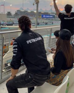 Vivek Dahiya Instagram - The day finally arrived when I got to experience a live @f1 race Wow..what a day! #AbuDhabiGP Starting with the carnival atmosphere, the air show, cars making their way to the race tracks, the roaring sound of engines, the vibrations, the smell of rubber, the up close action, all of this makes it visceral and exhilarating. @lewishamilton you kept us on the edge of the seat today and I have videos to prove that haha. It was such a high to see you leading the way throughout. You’re still our champion, the GOAT! @ymcofficial @visitabudhabi #TheTimeisNow #InAbuDhabi Yas Marina Circuit