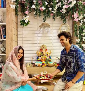 Vivek Dahiya Instagram - To all those who are observing the auspicious occasion, Happy Ganesh Chaturthi to you from us. Be blessed.