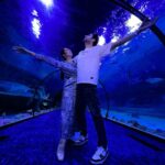 Vivek Dahiya Instagram - Aqua man and the Mrs. ! Abu Dhabi, United Arab Emirates