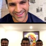 Vivek Dahiya Instagram - A chat with Dilshan | Maharoof Yash Sardesai (CEO- SLL) @hipionzee5 @srilankalegends #WorldSeries #roadsafetyworldseries