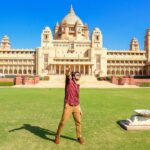 Vivek Dahiya Instagram - Hand me a guitar (and the skill to play it) Umaid Bhawan Palace