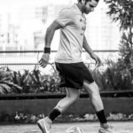 Vivek Dahiya Instagram - Some of my biggest life lessons actually come from sports and training all these years. The “ Power of Now ” as they call it, is the same as “association and disassociation” in sports psychology which is thinking about the current activity with counts and not focussing on the final goal. Last couple of hours spent well bending it like Beckham ⚽️ #SportsTraining #Mindfulness #EnduranceTraining Shot on XT-4 50-140 mm f2.8 @fujifilmxindia 📷 @hyperfocallength_ #TrainWithVD Mumbai, Maharashtra