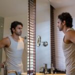 Vivek Dahiya Instagram - Was rushing to get ready and guess what happened.. got distracted by the “Man in the Mirror” 😏