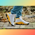 Yogi B Instagram - Feelin so fly in these beauties, Nike Air Jordan 13 Del Sol on the latest episode of #RapPorkalam. Thanks @jdsportsmy . . #jdsportsmy #NikeAirJordan #AirJordan #AirJordan13 Music : Boombox Musicbank ©