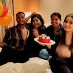 Zareen Khan Instagram - Woman’s Day celebrations continue with Zee Squad💥 @ronitasharmarekhi @tush_91 @bosebabita Esp. Thanks to #Rumana for the awesome cake and balloons ❤️ #HappWomansDay #ZeeSquad #Celebrations #ZareenKhan