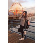 Zareen Khan Instagram - 🎡🌊 #FavouriteDestination #SantaMonicaPier #LosAngeles #LA #TravelWithZareen #LADiaries #TravelDiaries #ThrowbackTuesday #ZareenKhan #VisitCalifornia @visitcalifornia Santa Monica Pier