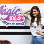 Zareen Khan Instagram - Had so much fun @magicfmmumbai yesterday ❤️ Keep rocking 💫 #WannaBeRadioJockey #ChatterBox #ZareenKhan