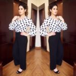Zareen Khan Instagram - ⬜️⚫️⬜️⚫️⬜️ . . . #Repost @trishadjani ・・・ @zareenkhan for a mall opening in Allahabad today wearing - Shirt: @fancypantsthestore Pants: @zaraindiaofficial Shoes: @topshop Make up and hair: @harryrajput64 #fashion #fashionstyling #stylefiles #stylediaries #fashiondiaries #stylediaries #stylefilebytrisha #bollywood #celebstyling #celebspotting #celebritystyle #celebritystyling #celebrityspotting #bollywoodstyle #zareenkhan #zara #zaraindia #fancypantsthestore #fancypants #topshop