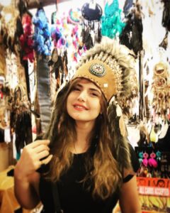 Zareen Khan Instagram - 🔱
#Tribal #HeadGear #Goa #TravelDiaries #TravelWithZareen #WanderLustSoul #HappyHippie #TbT #ZareenKhan