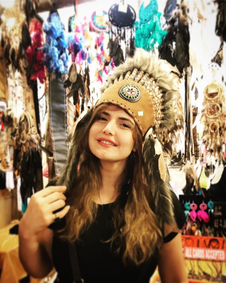 Zareen Khan Instagram - 🔱 #Tribal #HeadGear #Goa #TravelDiaries #TravelWithZareen #WanderLustSoul #HappyHippie #TbT #ZareenKhan