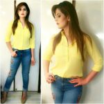 Zareen Khan Instagram – For Mtv Troll Police. 
Denims & Shirt: @markandspencerindia 
Make-up by: @makeupbyreshmerchant
Hair styled by: @bosebabita
Styled by: @nazzzzia
Assisted by: @akankshachauhan9
#MTv #TrollPolice #ZareenKhan