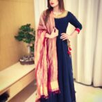 Zareen Khan Instagram - This @kalkifashion style is keeping my ethnic game on point. Styled by: @instagladucame @maddiea24 #gucgladucame #lookoftheday . . . For more pictures , download THE ZAREEN KHAN app. - Link in Bio. For Android users , download it from Google PlayStore. #TheZareenKhanApp #ZareenKhan