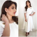 Zareen Khan Instagram - 👼🏻 Wearing - @lmanedesigns Ring - @edesigns_mumbai Styled by - @ashti91 Makeup - @makeupbyvishalk Hair - @bosebabita #White #Promotions #1921 #12thJan2018