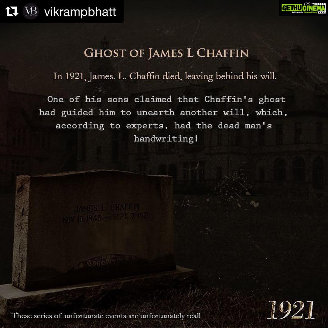 Zareen Khan Instagram - #Repost @vikrampbhatt ・・・ People said that I’m thinking too much about the year ‘1921’. After reading this story, you will definitely agree that 1921 was not an ordinary year ! #1921YearOfHorror #1921