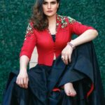 Zareen Khan Instagram - Here’s the 3rd & final look for Fitlook Magazine’s October Issue 👑 Styled by @karnikabudhiraja Wearing @shalumalhotra_label Makeup & Hair by @anubhadawar @geetanjalisalon Jewellery by @mallikaempire #BossLady @fitlookmagazine #OctoberIssue