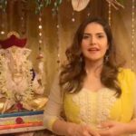 Zareen Khan Instagram - Happy Ganesh Chaturthi to all ✨✨✨ #Aksar2 #6thOct #ComingSoon @aksar2film @anton_mads @rodegautam @ashukla09 @sreesanthnair36 @tips @varunbajaj_ @supersonex