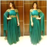 Zareen Khan Instagram - Wearing this beautiful outfit by @kalkifashion for an event in Agra. Styled by: @instagladucame #gucgladucame #kalkifashion
