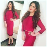 Zareen Khan Instagram - Comedy Nights with Kapil Fr #HateStory3 promotions ! Outfit by @bebe_stores and jewellery by @minerali_store Styled by @sonika_grover