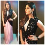 Zareen Khan Instagram - Wearing @sonaakshiraaj jumpsuit for Hate Story 3 promotions on Big Boss 9 ! Jewellery by @minerali_store @myraaraheja Styled by @sonika_grover #HateStory3 #HS3 #tseries #colorstv #BB9 #BigBoss9