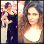 Zareen Khan Instagram - Moments frm in between shots during #WajahTumHo ! #tbt #HateStory3 #HS3 #tseries