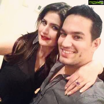 Zareen Khan Instagram - Partners in Crime ! 👻 #BFF #CrazyPeople #MissHim @rickysachdev