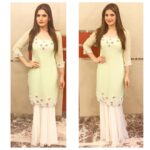 Zareen Khan Instagram - About last evening .... Wearing this beautiful creation from #RiddhiMajithia fr Mr. Baba Siddique's Iftaar Party ! 💫 @riddhimajithia