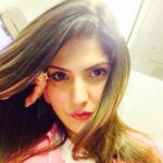 Zareen Khan Instagram - Bored #selfie ... Waiting for take off ... En route Dubai !! ❤️ #inflight #travel #wanderlust #Happy #Fun