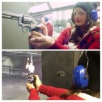 Zareen Khan Instagram - Let's shoot some guns !! 🔫 #USA #Boston #wanderlust #travel #gunrange #revolver #Love #Happy #adrenaline #rush