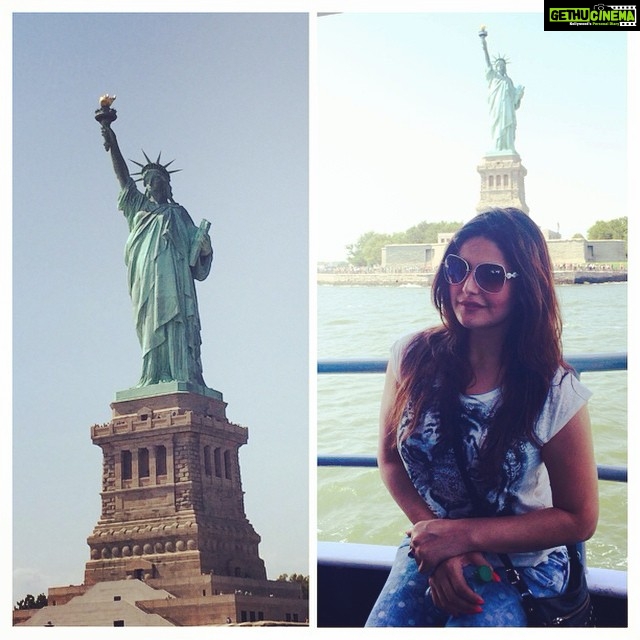 Zareen Khan Instagram - #StatueofLiberty #NewYorkDiaries #TravelWithZareen