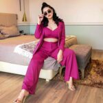 Zareen Khan Instagram – Shoot for @fablookmagazine Diwali special edition 🪔

Styled by @milliarora7777 @mitushigupta
Cofounder @ankkit.chadha2222
Wearing @house_of_rozee_
Jewels @sonisapphire
Sunglasses @sunglassic.official
Bed covers @orsa_finehomedecor
 Mua @sapnachugh1
Hair @amuthevar
Shot by @tanmaymainkarstudio 

#ZareenKhan
Managed by @piyuushj9