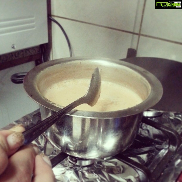 Zareen Khan Instagram - The legendary #chai which takes 45min to cook