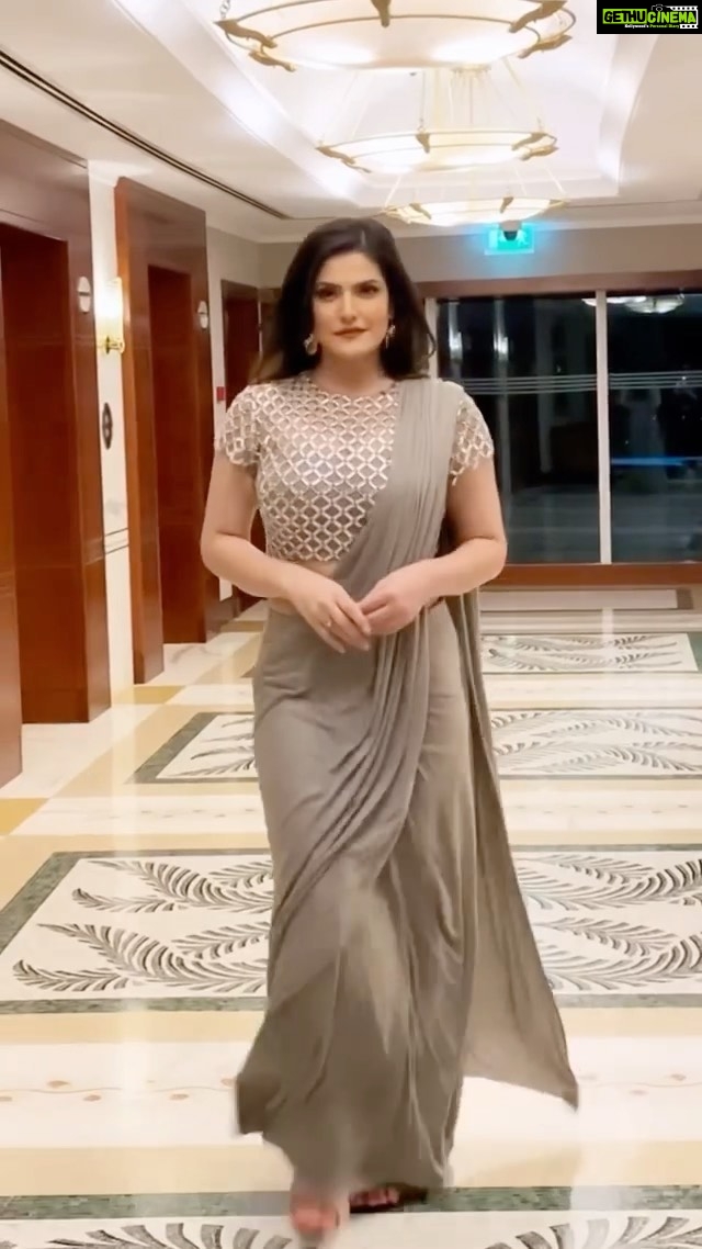 Zareen Khan Instagram - MIDDAY SHOWBIZ 2021 AWARDS ✨ Outfit - @monishajaising Jewellery - @minerali_store MakeUp - @richfeel_makeovers Hair - @xeniya.mua Styled by @vibhutichamria . . . Pictures coming out soon … Stay tuned ! #SneakPeak #PlayingDressUp #ZareenKhan