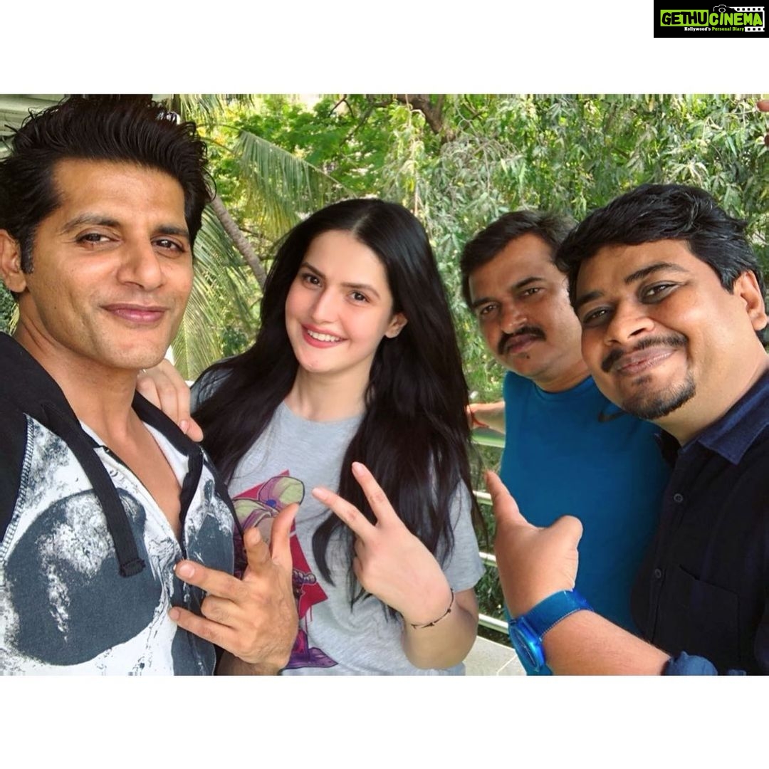 Zareen Khan Instagram - Looking forward to this crazy ride with @karanvirbohra 🚂 P.S. Thank you @sunil_s_bohra Sir for making this happen 🤗 #ComingSoon @raaj_aashoo @panchamsingh10 #ZareenKhan