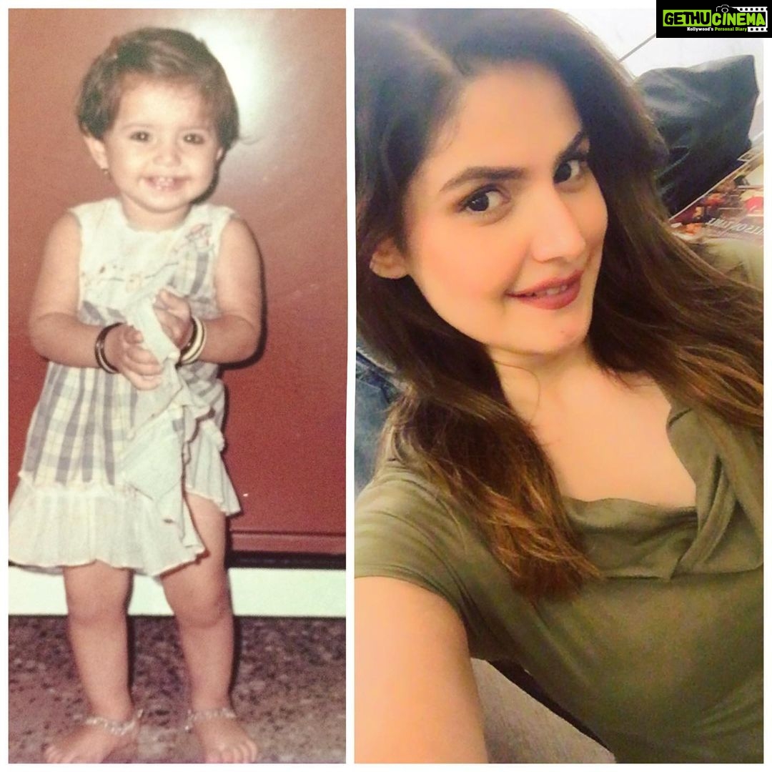 Zareen Khan Instagram - Here you go 💁🏻♀️ Nominated by @thewittysingh for #ThenAndNowChallenge. I further nominate @bodyholics , @ananya_birla , @monakattan , @gururandhawa , @maliniagarwal , @nehwalsaina & @kushakapila for same ! #JustForFun #StayHome #StaySafe #ZareenKhan