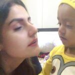 Zareen Khan Instagram – If #EpicFail had a face 😂
#BabyAli #ZareenKhan #TbT