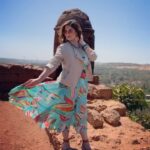 Zareen Khan Instagram - WANDER often , WONDER Always ! #ChaporaFort #Goa #IncredibleIndia #TravelWithZareen #HappyHippie #TravelDiaries #WanderLust #JeepBollywoodTrails #KeepWandering #ZareenKhan @jeepindia @axnindia