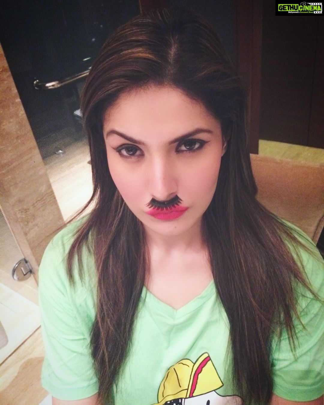 Zareen Khan Instagram - Charlie Chaplin OR Adolf Hitler ?! #OneMoustacheDifferentMen #JustForFun #ZareenKhan