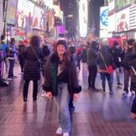 Zareen Khan Instagram - Times Square got me like 🌈✨ #HumBhiAkeleTumBhiAkele @southasianfilmfestival #TimesSquare #NewYork #TravelWithZareen #WanderLust #HippieHeart #ZareenKhan